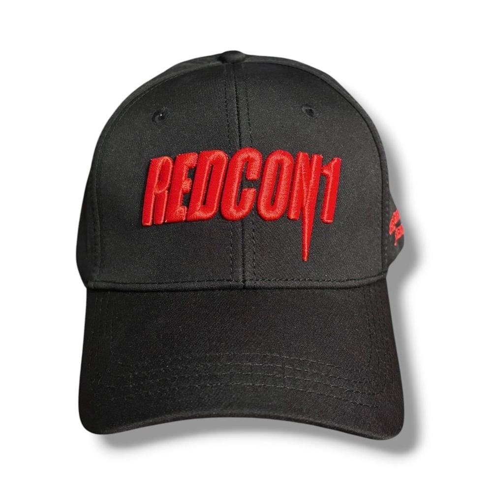 REDCON1 Black & Red 3D Puff Embroidered Snapback - Picture 7 of 7